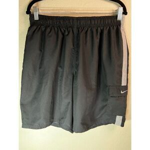 Nike Longer Length Shorts w/Side Pocket. Black. Size XL